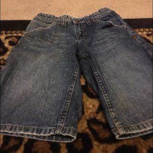 Lee Dungarees boys blue denim jean shorts